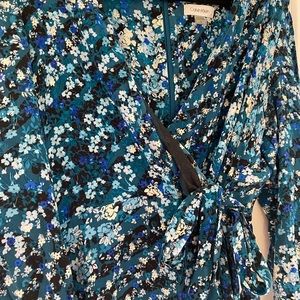 Calvin Klein Blue flower dress